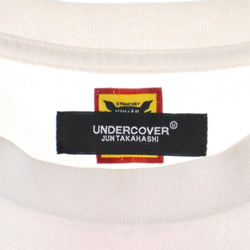 HUMAN MADE(ヒューマンメイド) ×UNDERCOVER VERDY LOGO ラストオージー 2 フロントプリント クルーネック 半袖Tシャツ ホワイト UC1B9807-1