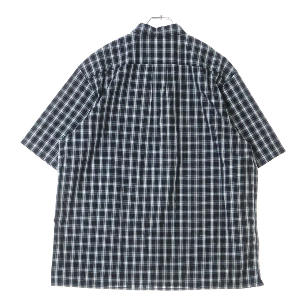 SUPREME(シュプリーム) Mini Plaid S/S Shirt black ミニ プレイド ショートスリーブシャツ 半袖シャツ ブラック