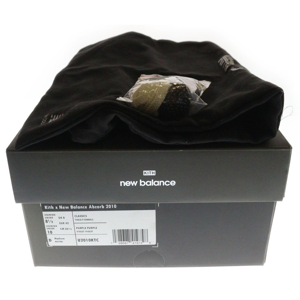 New Balance(ニューバランス) ×KITH RONNIE FIEG Abzorb 2010 キス ローカットスニーカー パープル U2010KTC US8.5/26.5cm