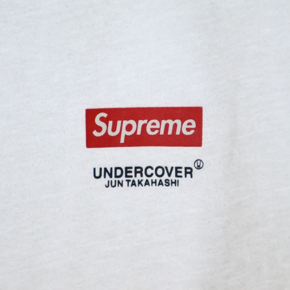 SUPREME(シュプリーム) 23SS UNDERCOVER REBELGODS Football Top アンダーカバー ロゴプリント フットボール半袖Tシャツ ホワイト