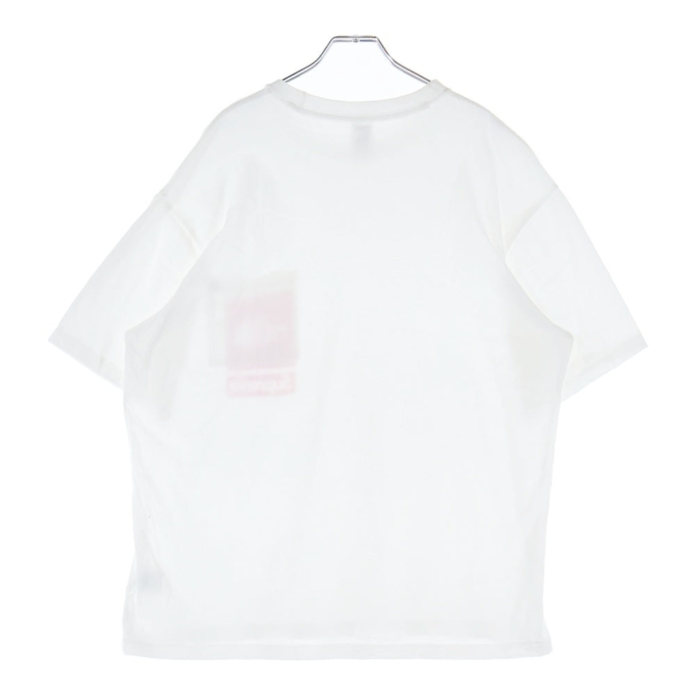 SUPREME(シュプリーム) 23SS ×THE NORTH FACE Printed Pocket Tee ザノースフェイス ロゴプリントポケット クルーネック 半袖Tシャツ ホワイト