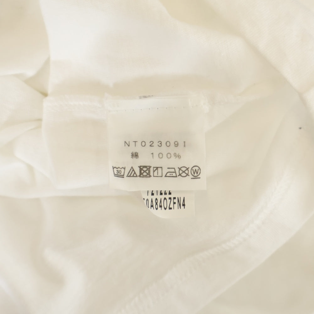 SUPREME(シュプリーム) 23SS ×THE NORTH FACE Printed Pocket Tee ザノースフェイス ロゴプリントポケット クルーネック 半袖Tシャツ ホワイト