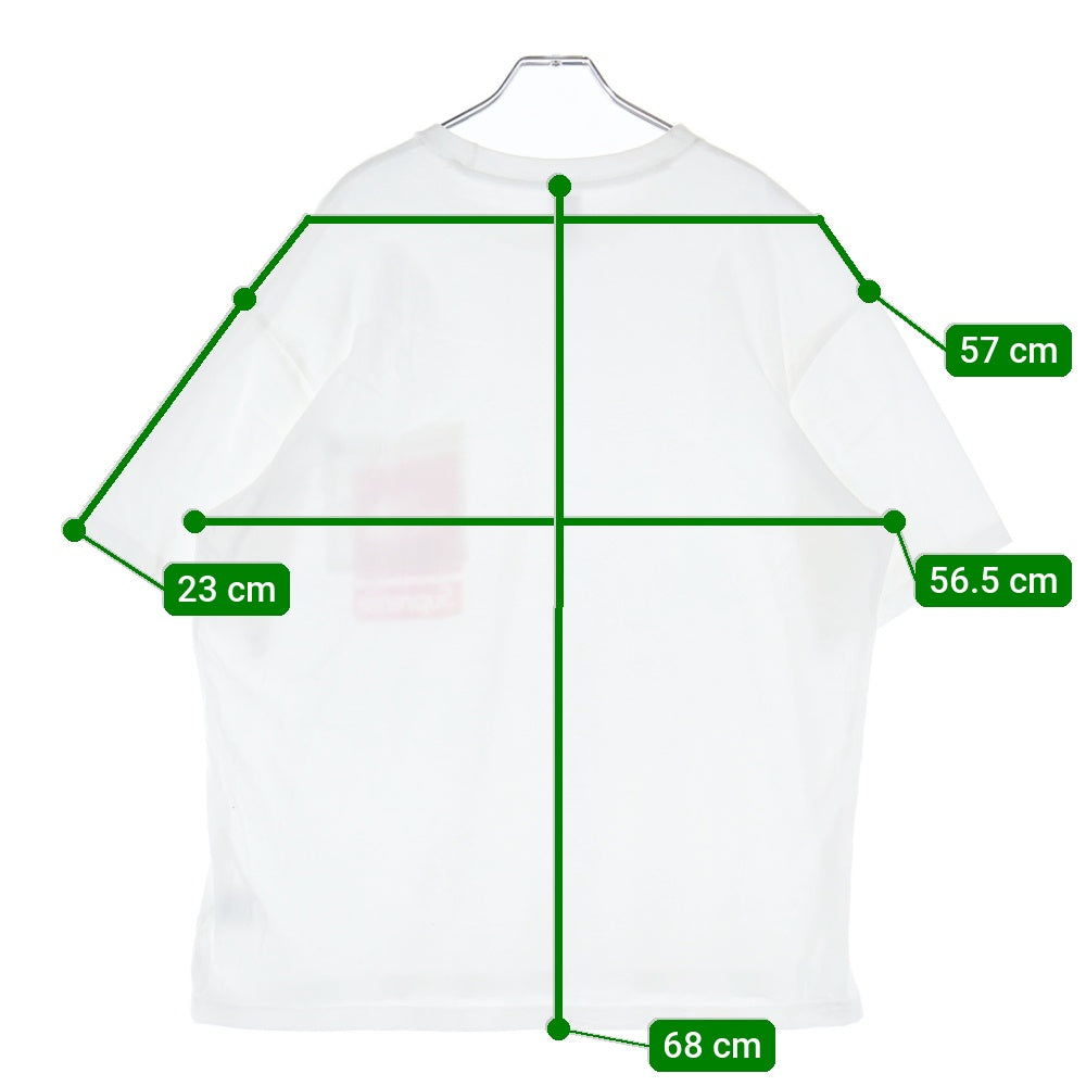 SUPREME(シュプリーム) 23SS ×THE NORTH FACE Printed Pocket Tee ザノースフェイス ロゴプリントポケット クルーネック 半袖Tシャツ ホワイト
