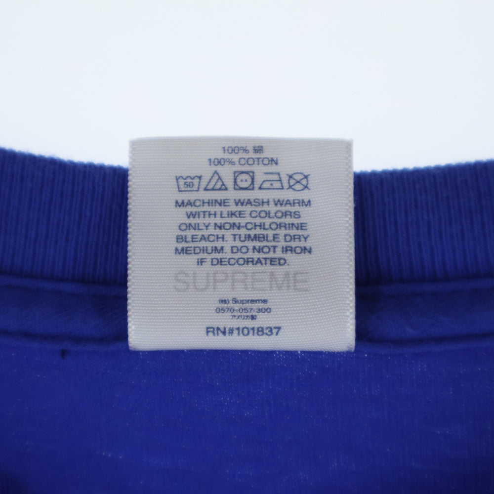 SUPREME(シュプリーム) 21SS Mouse Tee マウス プリント半袖Tシャツ クルーネックカットソー ブルー