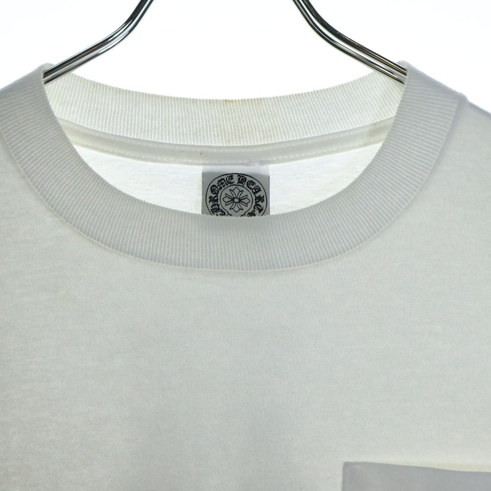 CHROME HEARTS(クロムハーツ) OLD CH OSAKA 大阪限定 バッククロスプリント クルーネック 半袖Tシャツ ホワイト