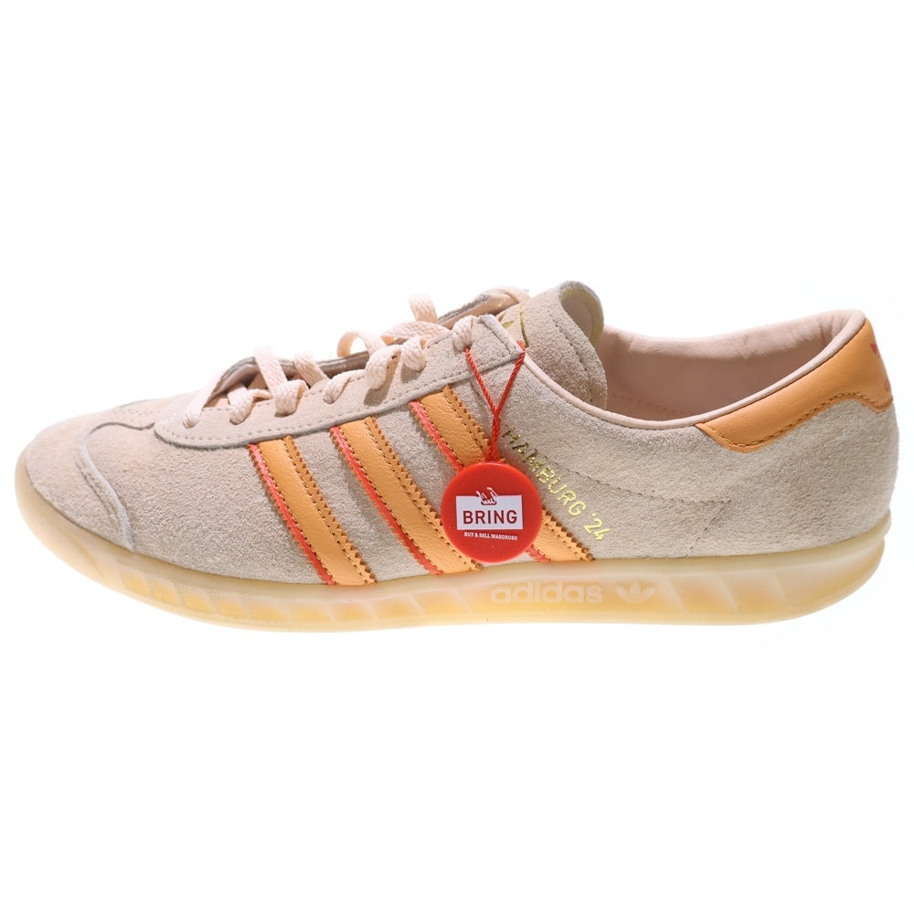 adidas(アディダス) HAMBURG 24 ハンブルグ スウェード ローカットスニーカー オレンジ IG2109 US9.5/27.5cm