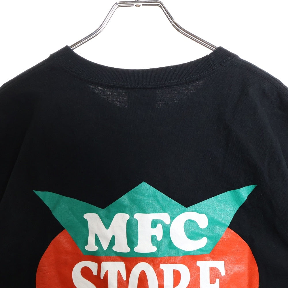 MFC STORE(エムエフシーストア) 両面ロゴプリント クルーネック 半袖Tシャツ ブラック