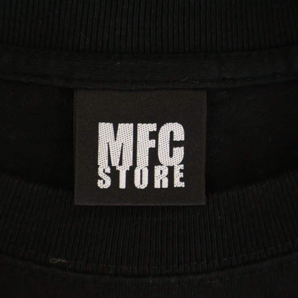 MFC STORE(エムエフシーストア) 両面ロゴプリント クルーネック 半袖Tシャツ ブラック