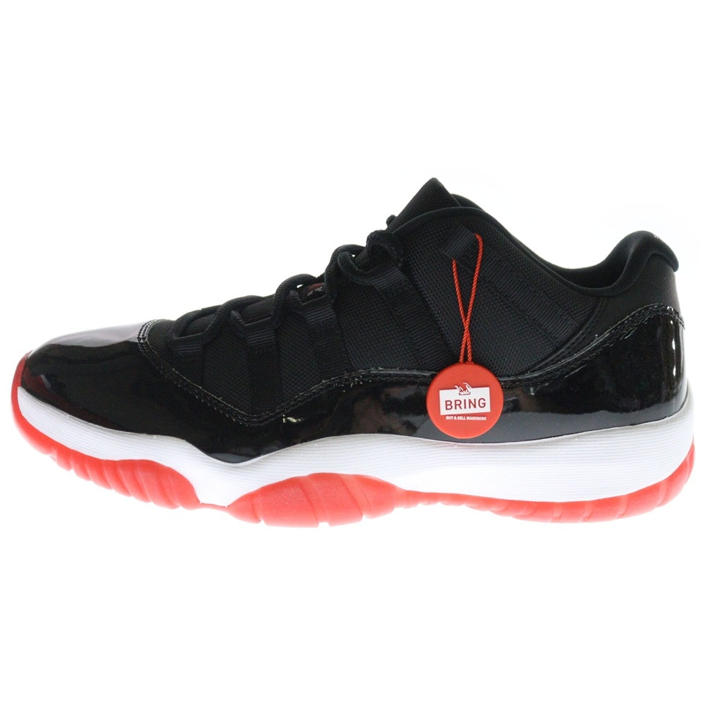 NIKE(ナイキ) AIR JORDAN 11 RETRO LOW BRED エアジョーダン11 レトロ ブレッド ローカットスニーカー FV5104-006 US10/28cm ブラック/レッド