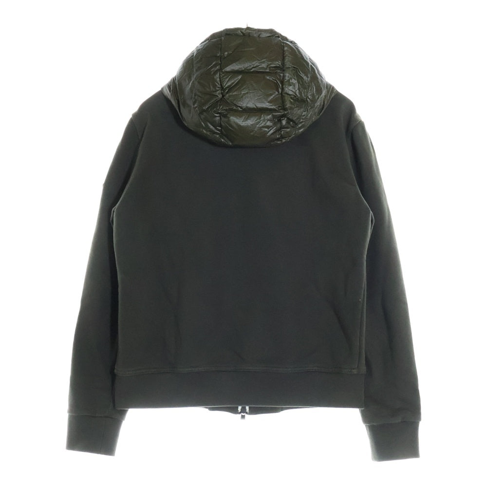 MONCLER(モンクレール) MAGLIA CARDIGAN スウェット切替 ダウンジャケット カーキ E20918427800 80967