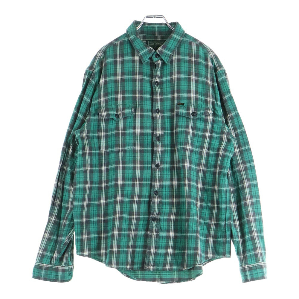 POLO RALPH LAUREN(ポロラルフローレン) POLO COUNTRY ポロカントリー 2ポケット チェック長袖シャツ グリーン