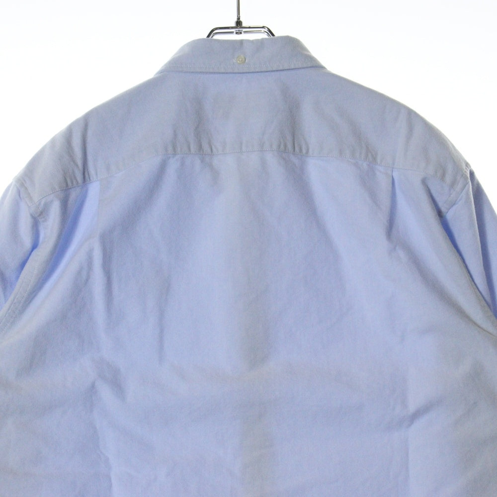 SUPREME(シュプリーム) Crown Logo Oxford Shirt クラウンロゴオックスフォード長袖シャツ 刺繍ボタンダウンシャツ ブルー