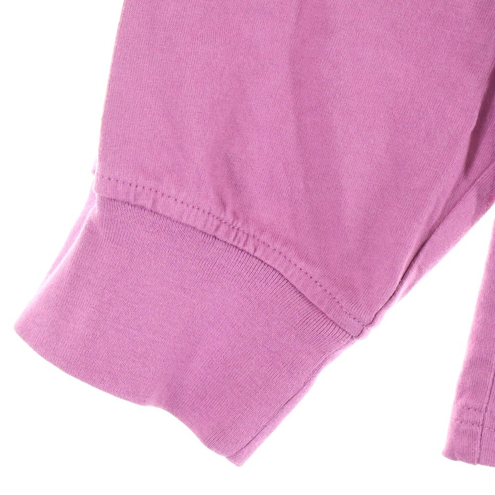 SUPREME(シュプリーム) 19AW Cat L/S Pocket Tee キャットロングスリーブポケットTシャツ 長袖カットソー マゼンタ