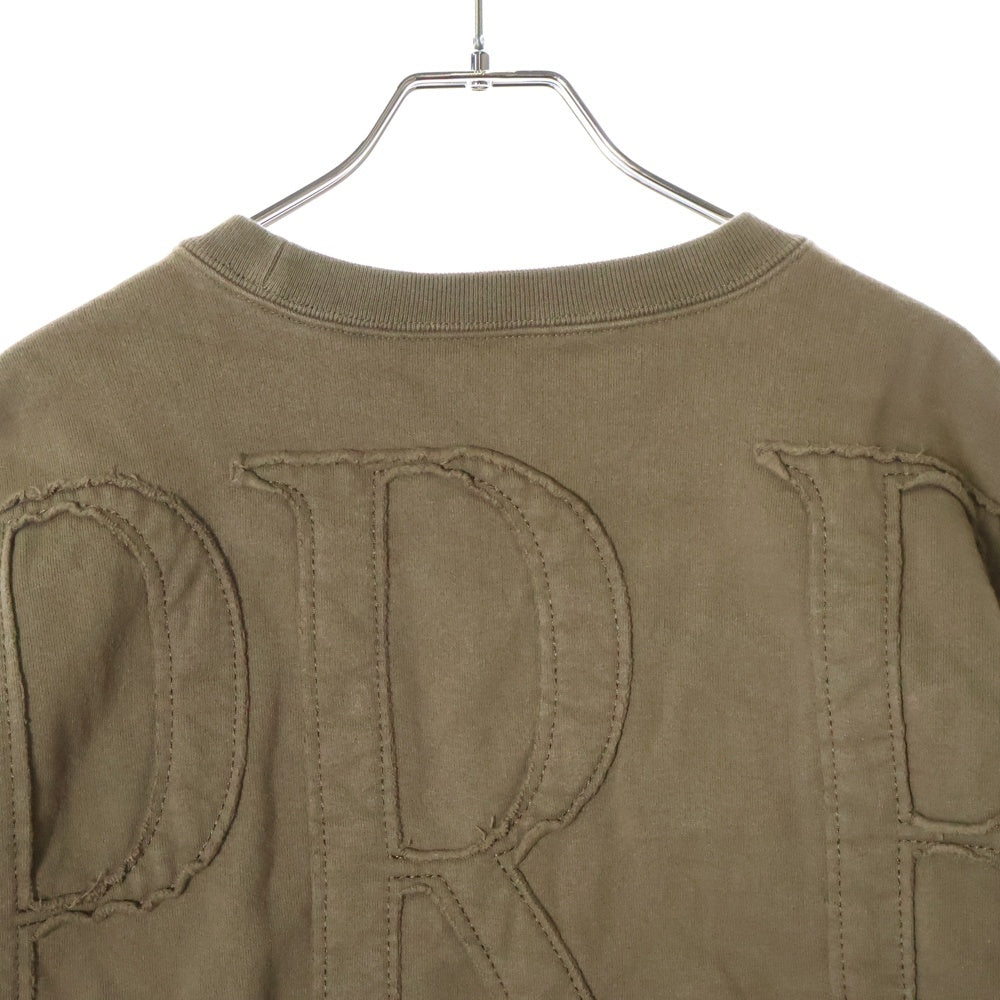 SUPREME(シュプリーム) 22SS Tonal Applique Crewneck トーナル アップリケ クルーネック プルオーバー スウェット キャメル