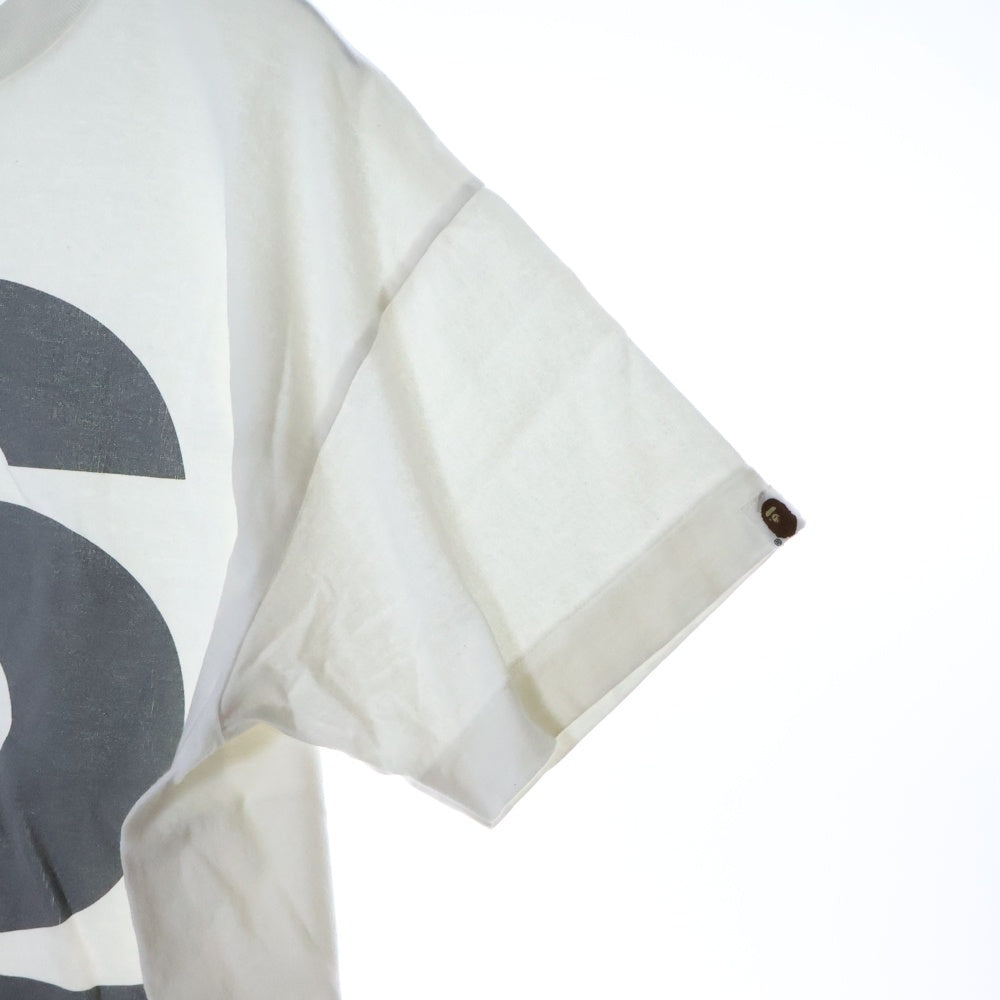 A BATHING APE(アベイシングエイプ) 6周年 フロントプリント クルーネック 半袖Tシャツ ホワイト
