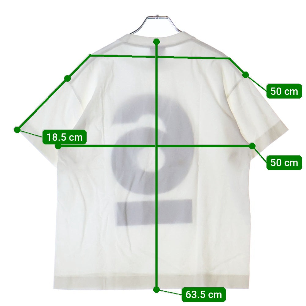 A BATHING APE(アベイシングエイプ) 6周年 フロントプリント クルーネック 半袖Tシャツ ホワイト