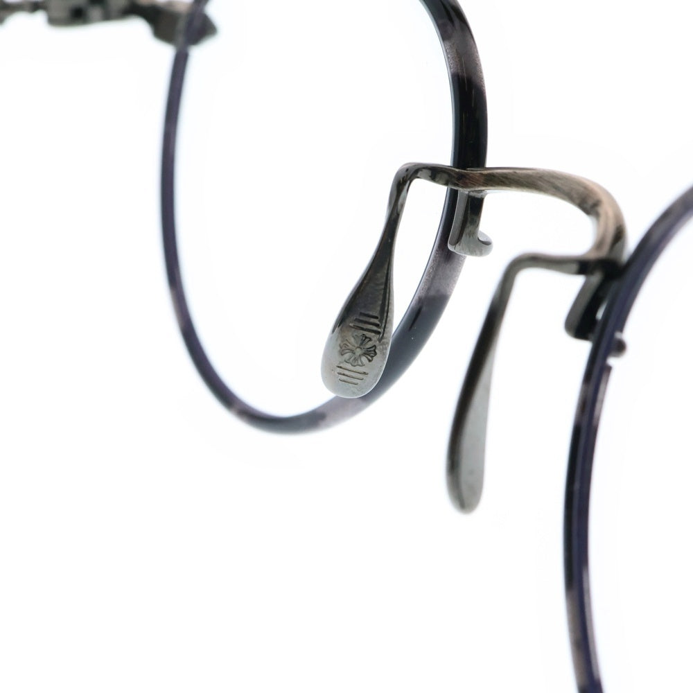 CHROME HEARTS(クロムハーツ) VAGIDICTORIAN ヴァジディクトリアン ダイヤ入り メガネ 眼鏡 ブラック 替えレンズ付