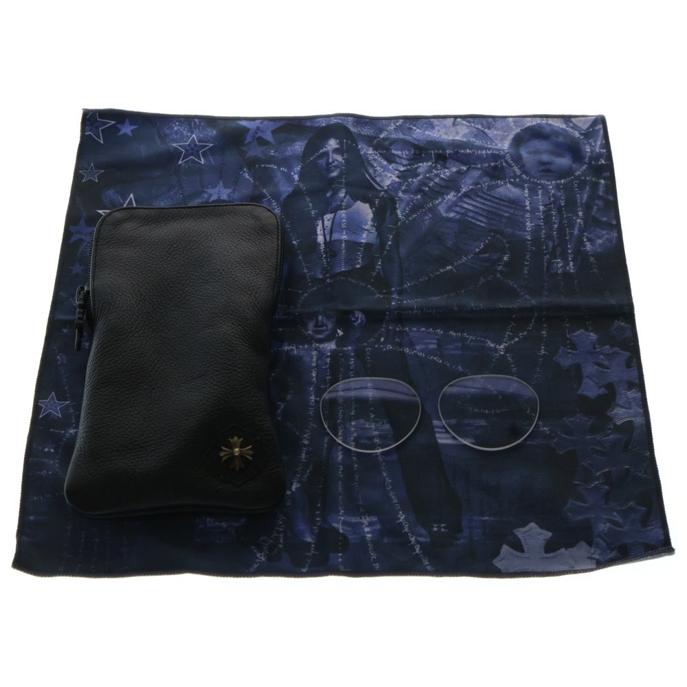 CHROME HEARTS(クロムハーツ) VAGIDICTORIAN ヴァジディクトリアン ダイヤ入り メガネ 眼鏡 ブラック 替えレンズ付