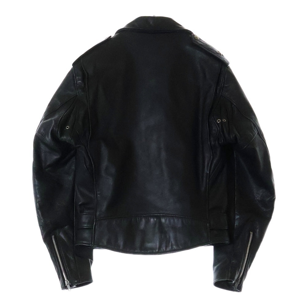 SCHOTT(ショット) VINTAGE ヴィンテージ バイカータグ後期 618 ダブルライダースジャケット ブラック