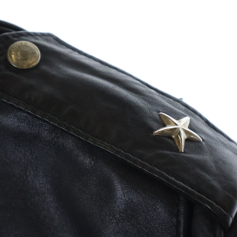 SCHOTT(ショット) VINTAGE ヴィンテージ バイカータグ後期 618 ダブルライダースジャケット ブラック