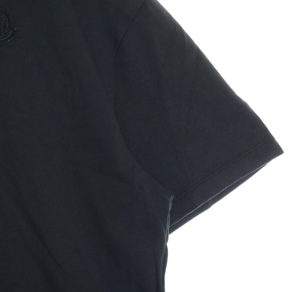 MONCLER(モンクレール) 25SS GRAFFITI T-SHIRT モンクレール グラフィティ ロゴ コットン 半袖Tシャツ ブラック K10918C0001789AUG