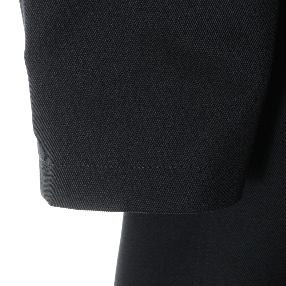 SUPREME(シュプリーム) ×COMME des GARCONS SHIRT Wool Blend Overcoat コムデギャルソンシャツコラボ ウールブレンドオーバーコート ブラック J7FW18