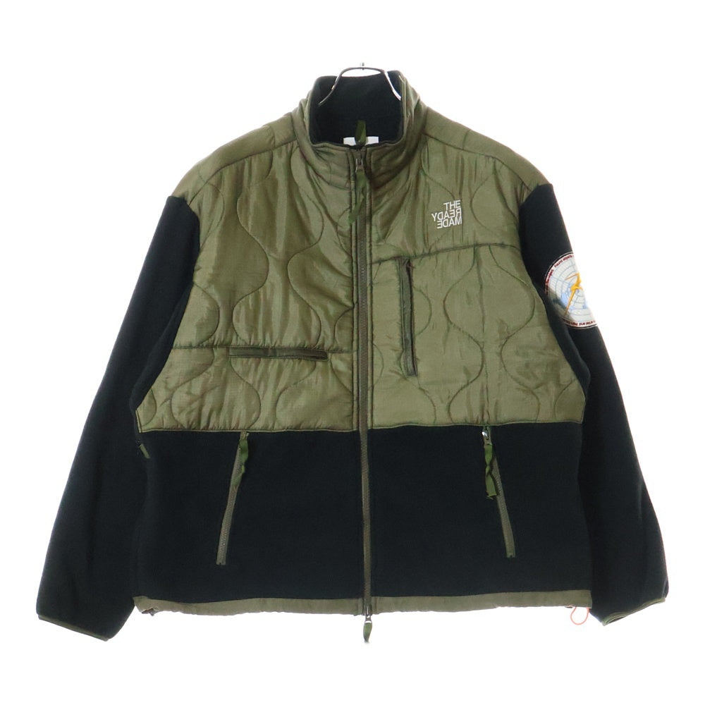 READY MADE(レディメイド) 20AW FLEECE JACKET 再構築 フリースジャケット ブラック/カーキ RE-P0-BL-00-00-110