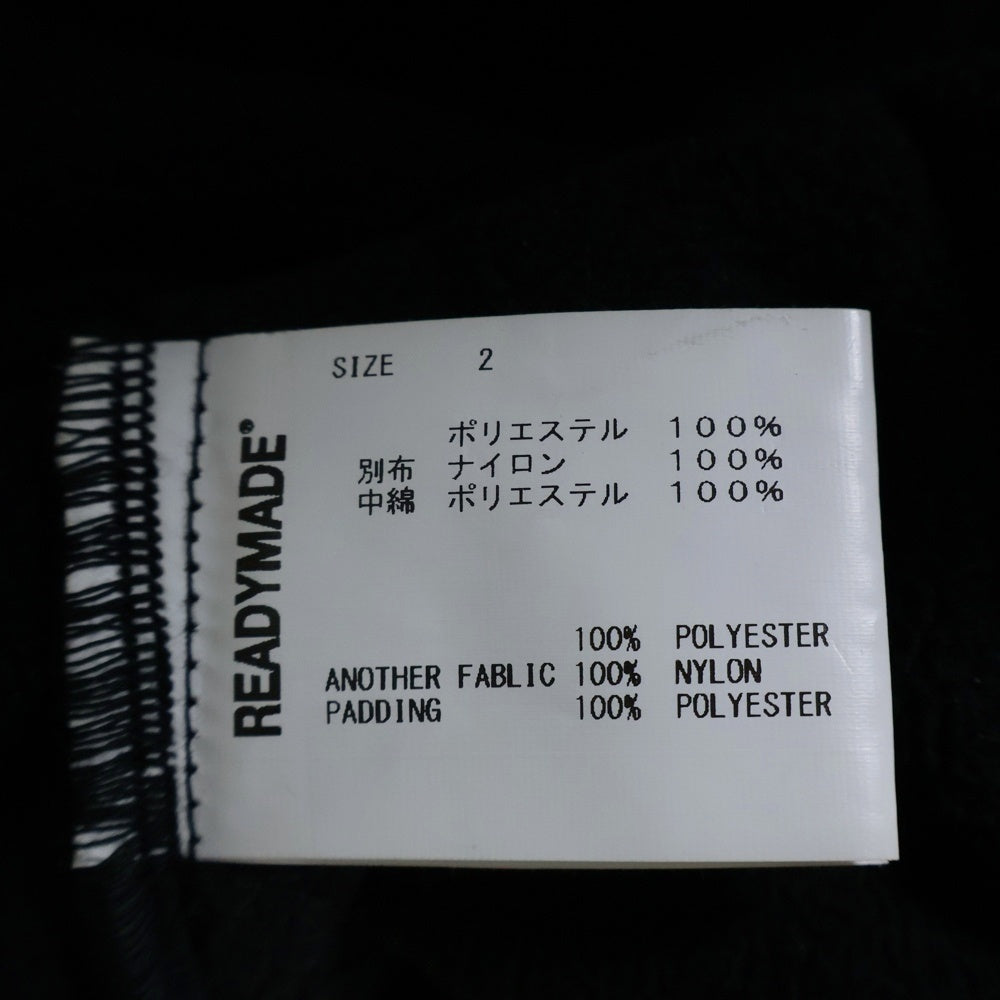 READY MADE(レディメイド) 20AW FLEECE JACKET 再構築 フリースジャケット ブラック/カーキ RE-P0-BL-00-00-110