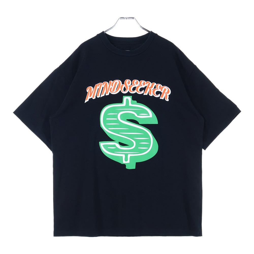 BILLIONAIRE BOYS CLUB(ビリオネアボーイズクラブ) ×MIND SEEKER マインドシーカー プリント半袖Tシャツ クルーネックカットソー ブラック