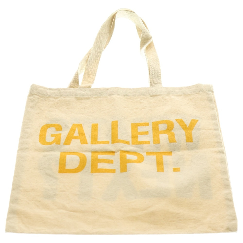 GALLERY DEPT.(ギャラリーデプト) ロゴプリントトートバッグ ベージュ