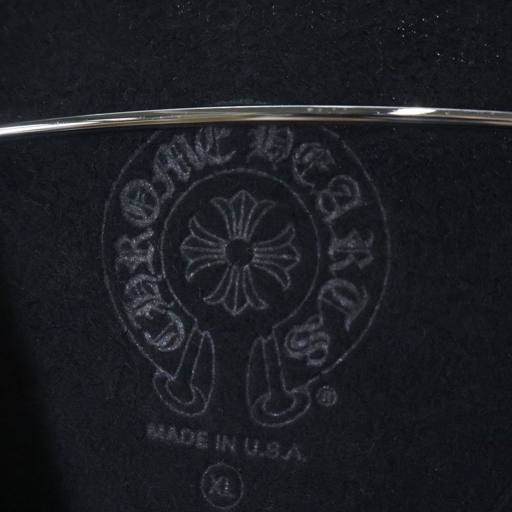 CHROME HEARTS(クロムハーツ) SWTSHRT PLVR ネックロゴプリント クルーネックスウェットトレーナー ブラック