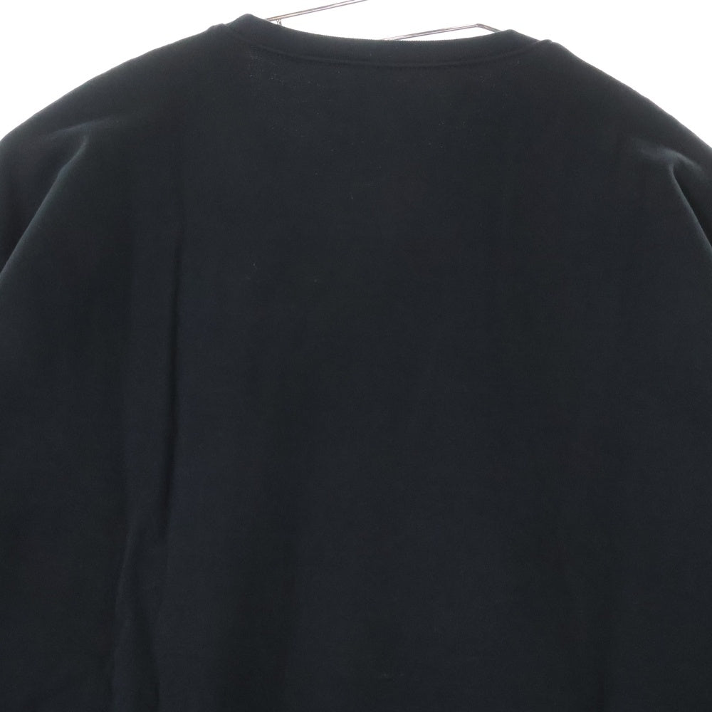 CHROME HEARTS(クロムハーツ) SWTSHRT PLVR ネックロゴプリント クルーネックスウェットトレーナー ブラック