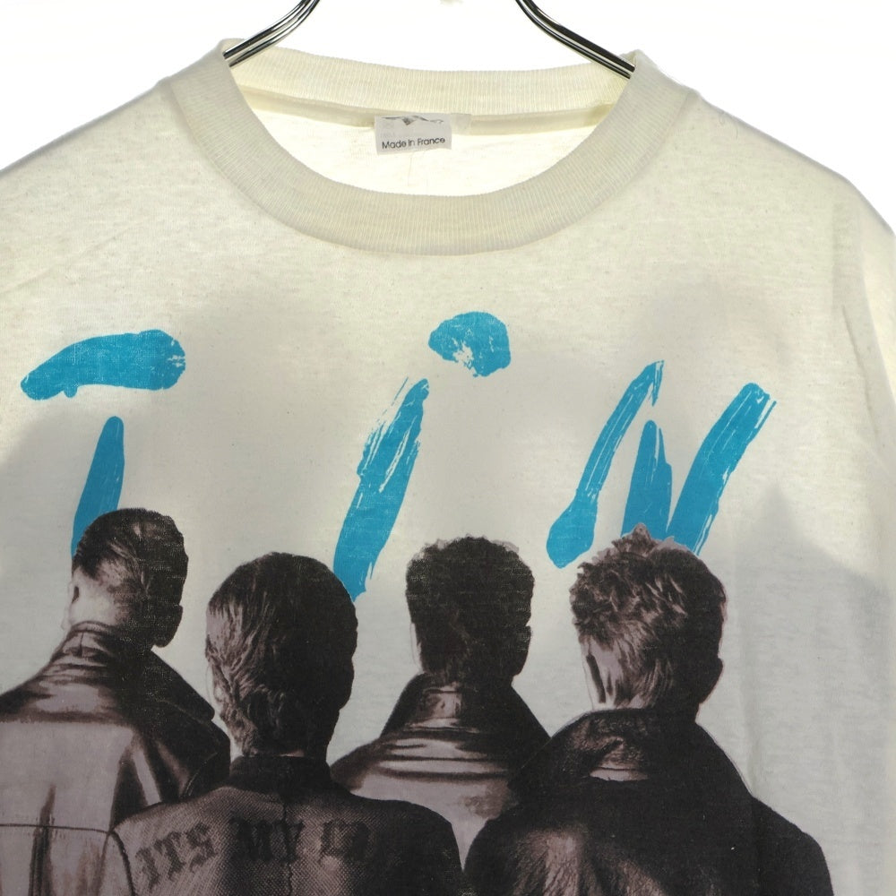 VINTAGE(ヴィンテージ) 90s Tin Machine Devid Bowie デビッドボウイ 両面プリント クルーネック 半袖Tシャツ ホワイト