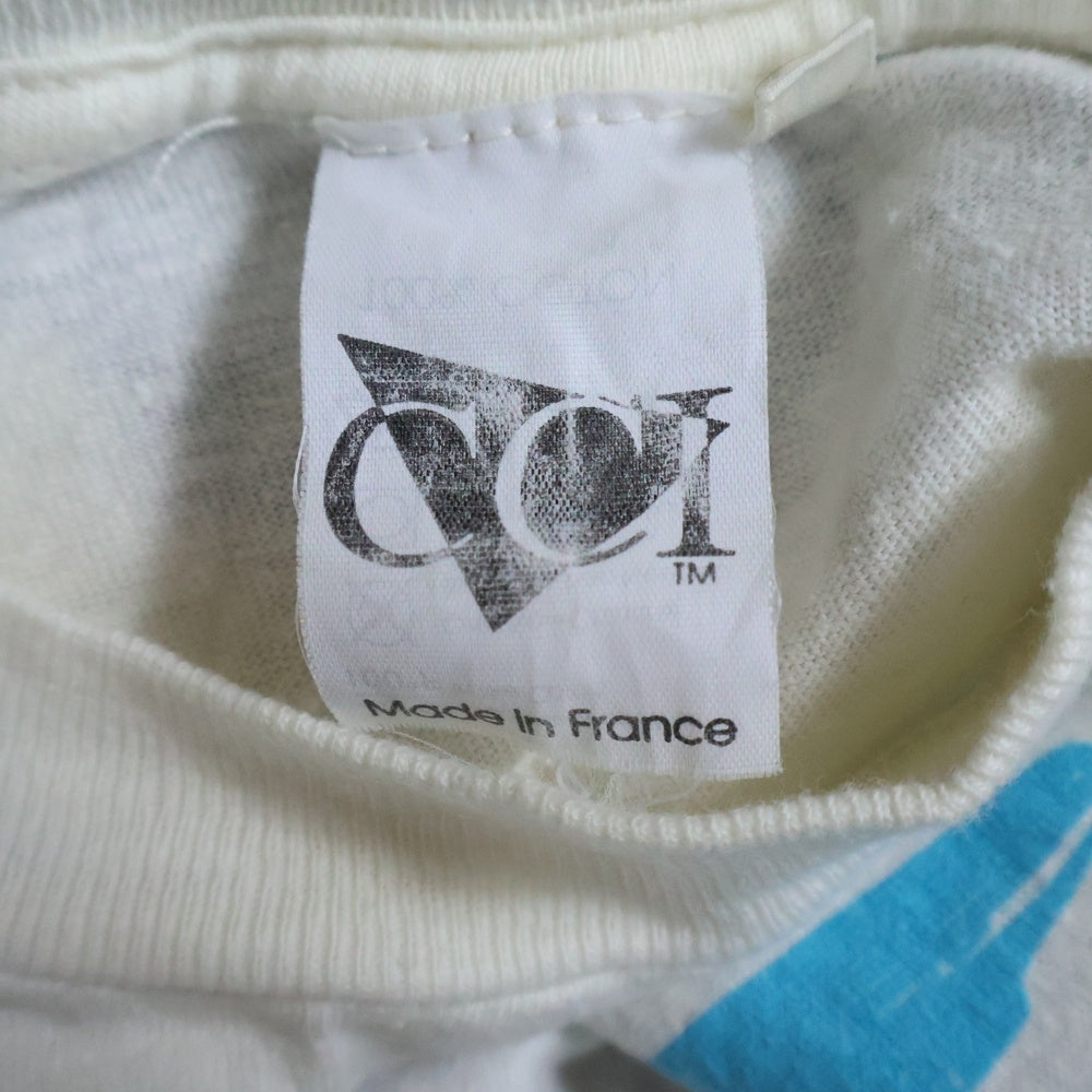 VINTAGE(ヴィンテージ) 90s Tin Machine Devid Bowie デビッドボウイ 両面プリント クルーネック 半袖Tシャツ ホワイト