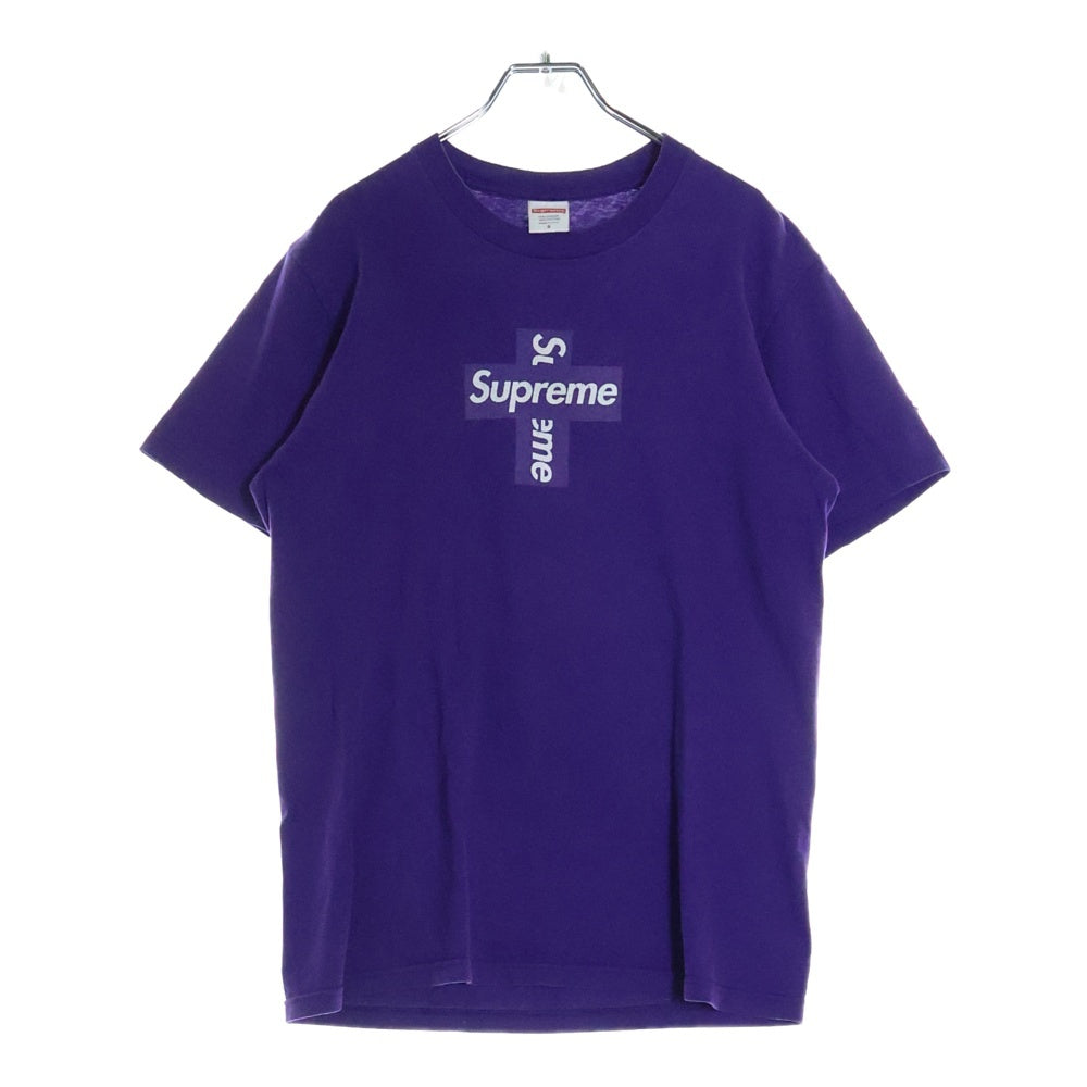 SUPREME(シュプリーム) 20AW Cross Box Logo Tee クロスボックスロゴ 半袖Tシャツ パープル