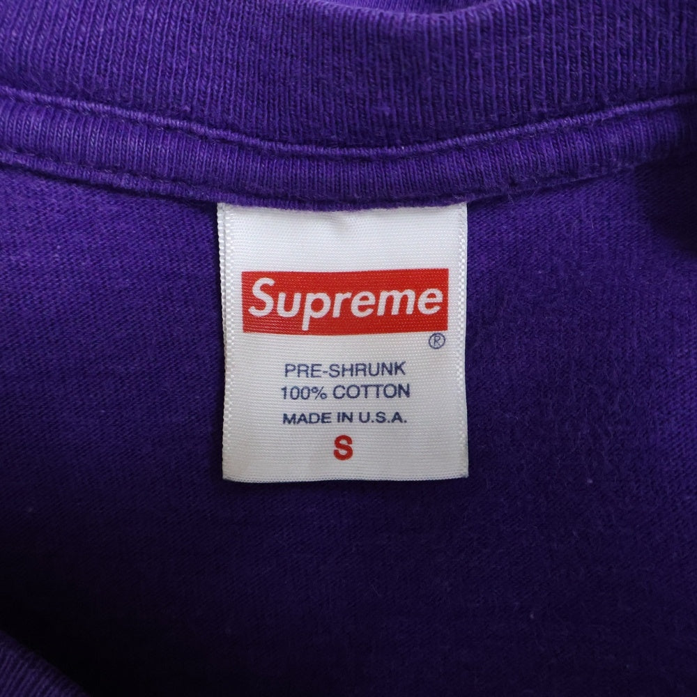 SUPREME(シュプリーム) 20AW Cross Box Logo Tee クロスボックスロゴ 半袖Tシャツ パープル