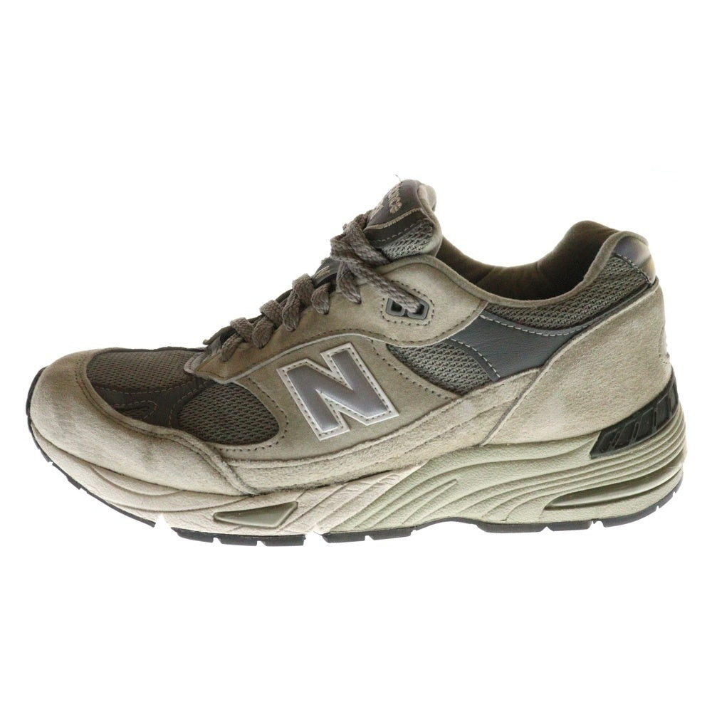 New Balance(ニューバランス) M991GL スウェードレザー ローカットスニーカー グレー US8/26cm