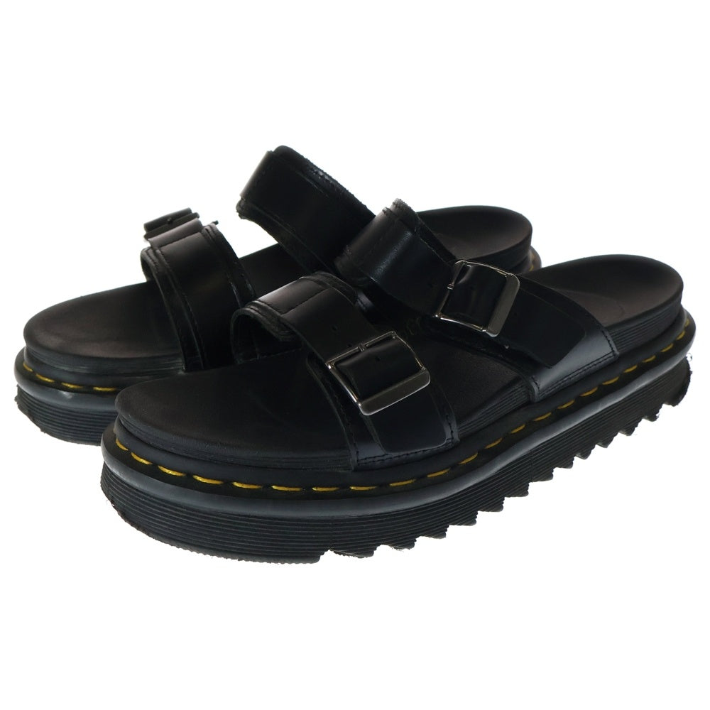Dr.Martens(ドクターマーチン) MYLES ラバーソール スライド サンダル ブラック