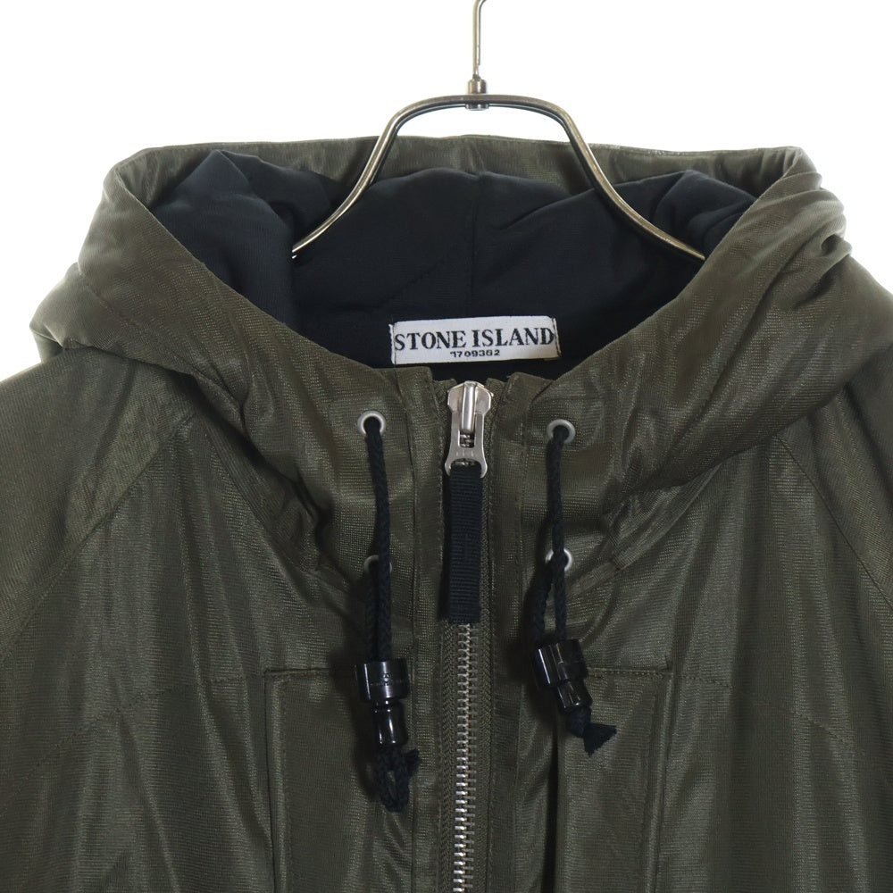STONE ISLAND(ストーンアイランド) 09AW ジップアップ ドローコード付 ショートジャケット カーキ 5115M223
