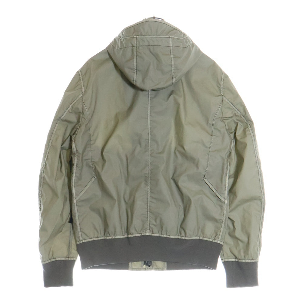 STONE ISLAND(ストーンアイランド) 15SS Mussola Gommata Melange Jacket ムソラ ゴマータ メランジ ジャケット マウンテンパーカー カーキ 621544C32