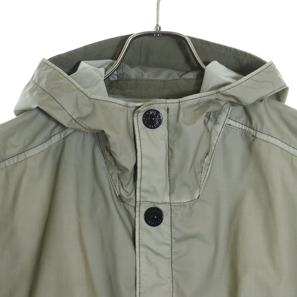 STONE ISLAND(ストーンアイランド) 15SS Mussola Gommata Melange Jacket ムソラ ゴマータ メランジ ジャケット マウンテンパーカー カーキ 621544C32