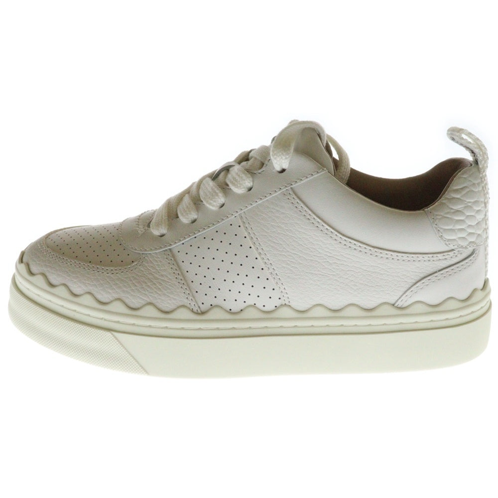 Chloe(クロエ) LAUREN ローレン レースアップ ローカットスニーカー ホワイト CHC23A906 EQ 101 レディース