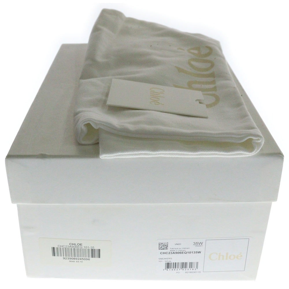 Chloe(クロエ) LAUREN ローレン レースアップ ローカットスニーカー ホワイト CHC23A906 EQ 101 レディース