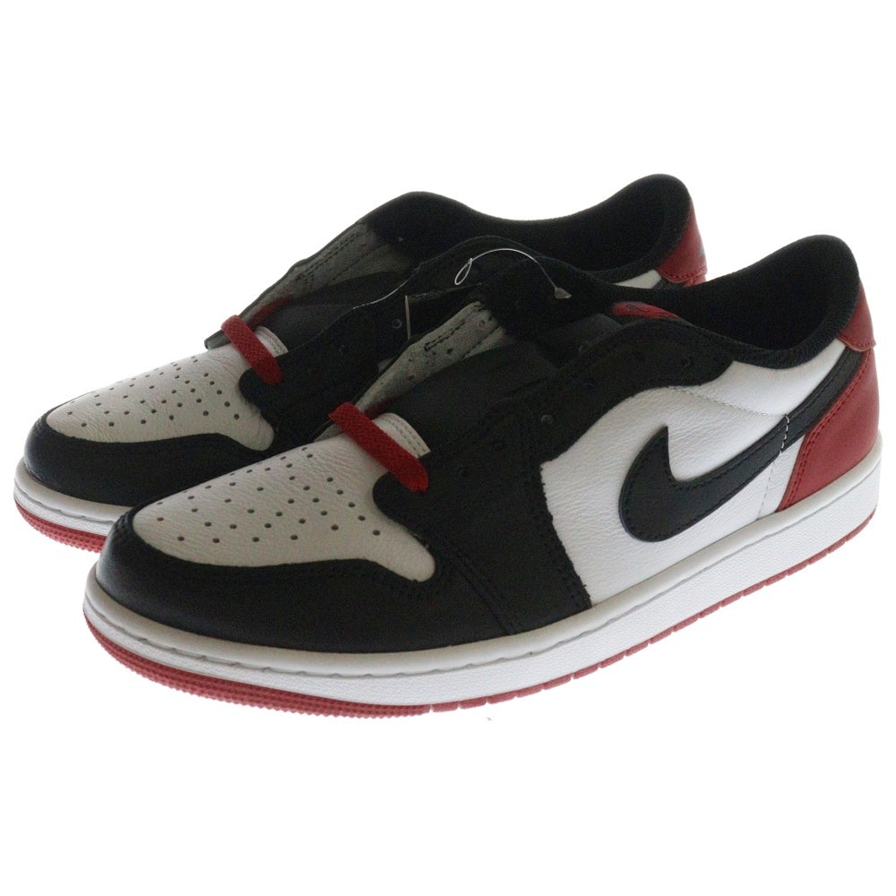 NIKE(ナイキ) AIR JORDAN 1 RETRO LOW OG BLACK TOE CZ0790-106 エアジョーダン1 ブラックトゥ ローカットスニーカー ホワイト/ブラック/レッド US9/27.0cm