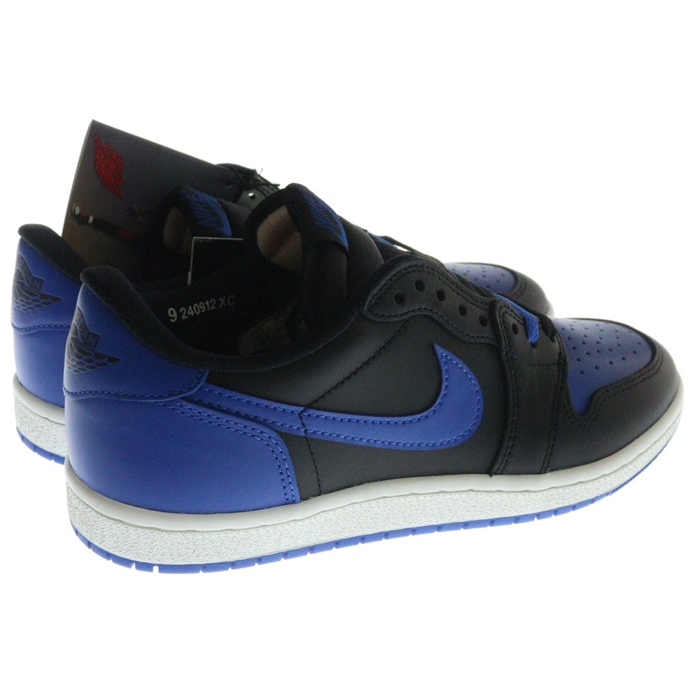 NIKE(ナイキ) AIR JORDAN 1 LOW 85 ROYAL エアジョーダン ロイヤル ローカットスニーカー ブラック/ブルー US9/27cm IB1981-004