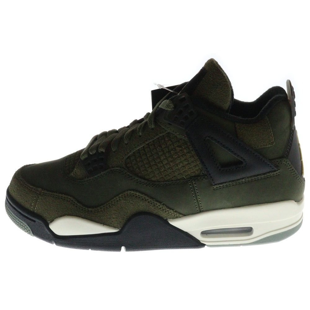 NIKE(ナイキ) AIR JORDAN4 RETRO SE CRAFT エアジョーダン4 クラフト オリーブ ミッドカットスニーカー カーキ US9/27cm カーキ FB9927-200