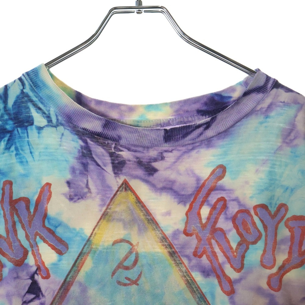 VINTAGE(ヴィンテージ) 90s PINK FLOYD DIVISION BELL TOUR ピンクフロイド ディビジョンベルツアー タイダイ染半袖Tシャツ クルーネックカットソー マルチカラー