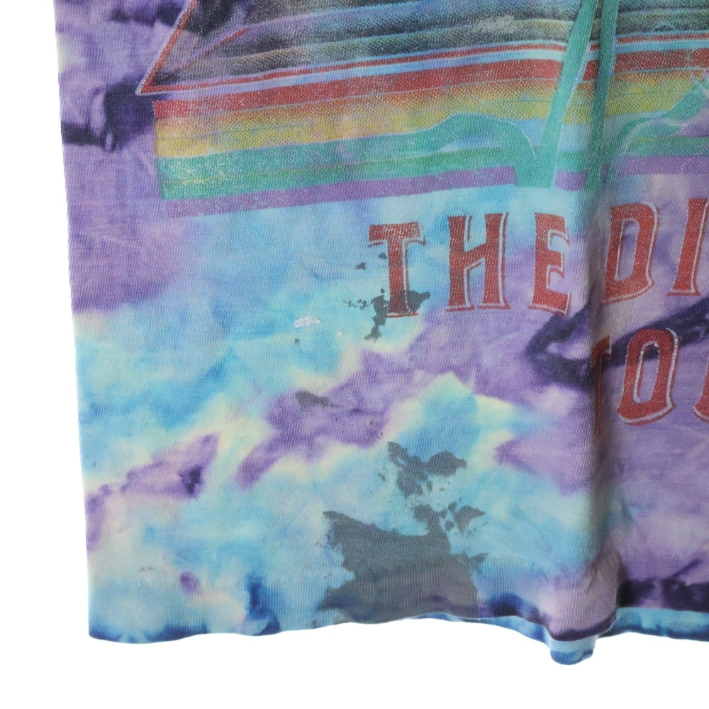 VINTAGE(ヴィンテージ) 90s PINK FLOYD DIVISION BELL TOUR ピンクフロイド ディビジョンベルツアー タイダイ染半袖Tシャツ クルーネックカットソー マルチカラー