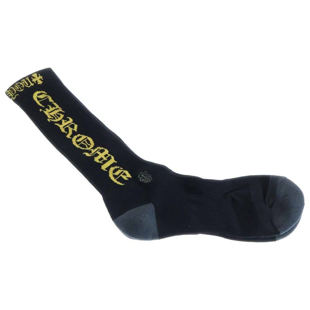 CHROME HEARTS(クロムハーツ) ENGLISH SOCKS イングリッシュ ソックス 靴下 ブラック/ホワイト