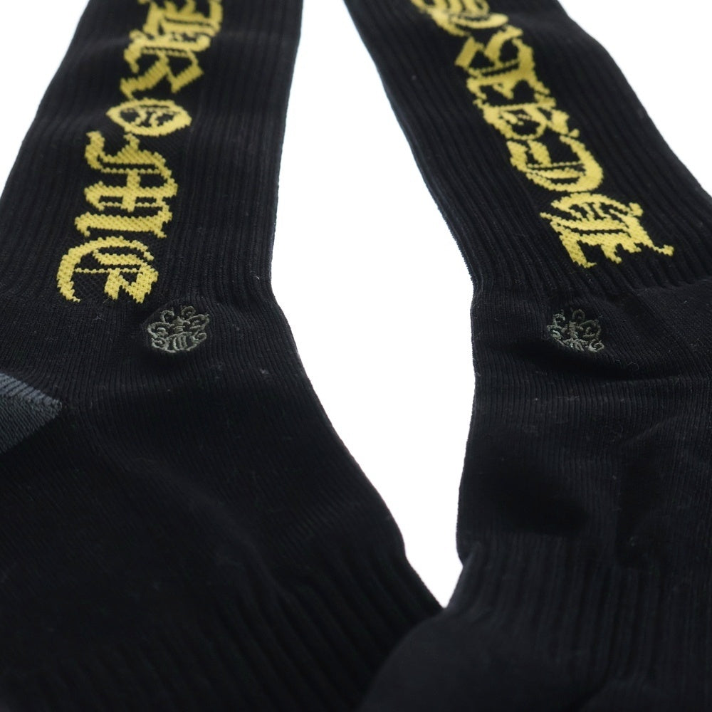 CHROME HEARTS(クロムハーツ) ENGLISH SOCKS イングリッシュ ソックス 靴下 ブラック/ホワイト